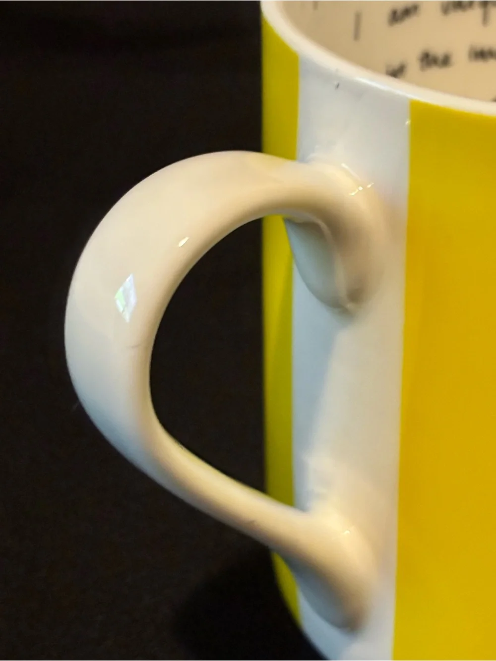 I AM SO MANY THINGS Motivational Yellow Porcelain Mug